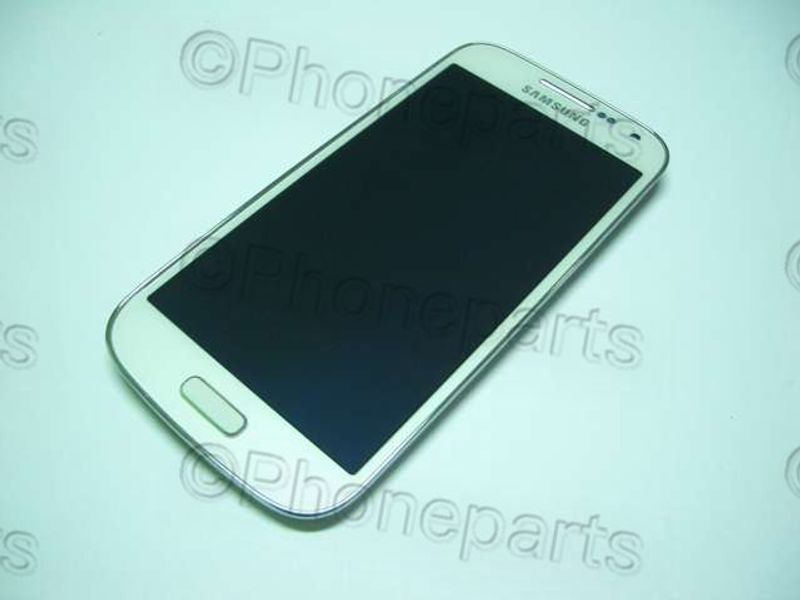 Pantalla Completa Samsung I9195 Galaxy S4 Mini Blanco con Marco 100% O