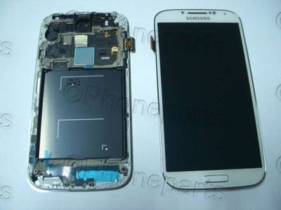 Pantalla Completa Samsung I9506 S4 LTE Blanco con Marco 100% Original