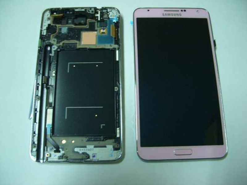 Pantalla Completa Samsung N9005 Rosa Galaxy NOTE3 con Marco 100% Origi