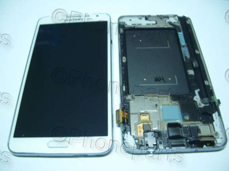 Pantalla Completa Samsung N7505 Blanco con Marco 100% Original Note3 NEO