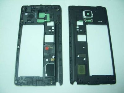 Carcasa Trasera Chasis Samsung N915FY Galaxy Note Modulo Buzzer Embellecedor Cámara Blanco