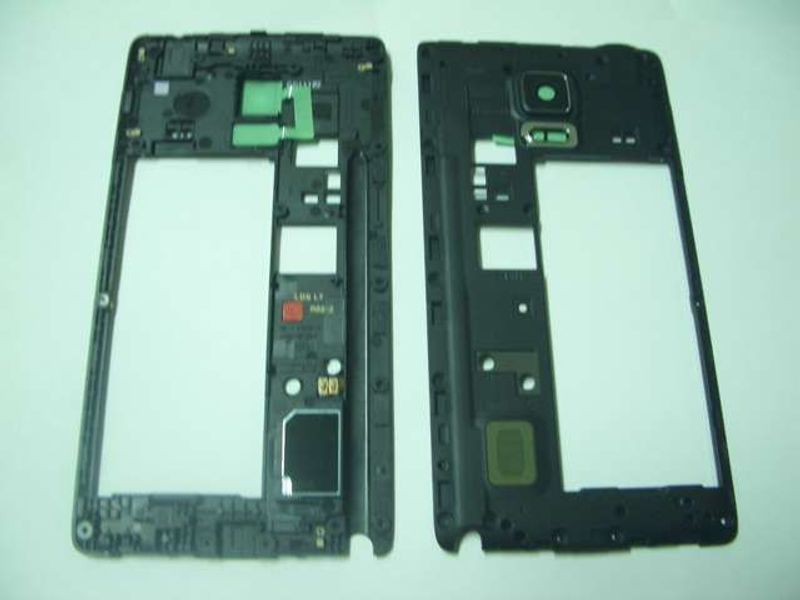 Carcasa Trasera Chasis Samsung N915FY Galaxy Note Modulo Buzzer Embellecedor Cámara Negro