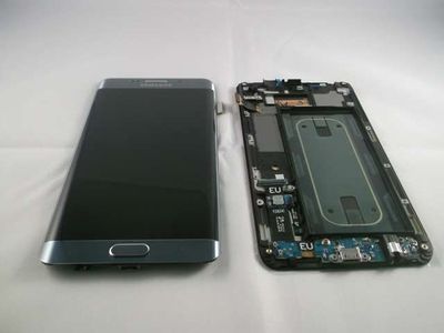Pantalla Completa Samsung G928F Galaxy S6 EDGE Plus Plata con Marco