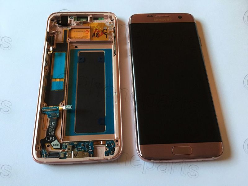 Pantalla Completa Samsung G935F Galaxy S7 EDGE Rosa Oro original