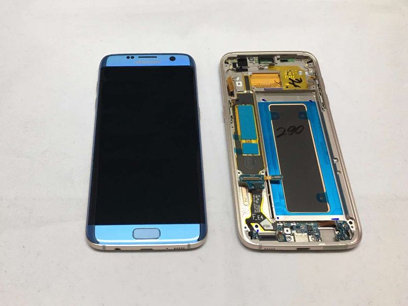 Pantalla Completa Samsung G935F Galaxy S7 EDGE Azul Coral