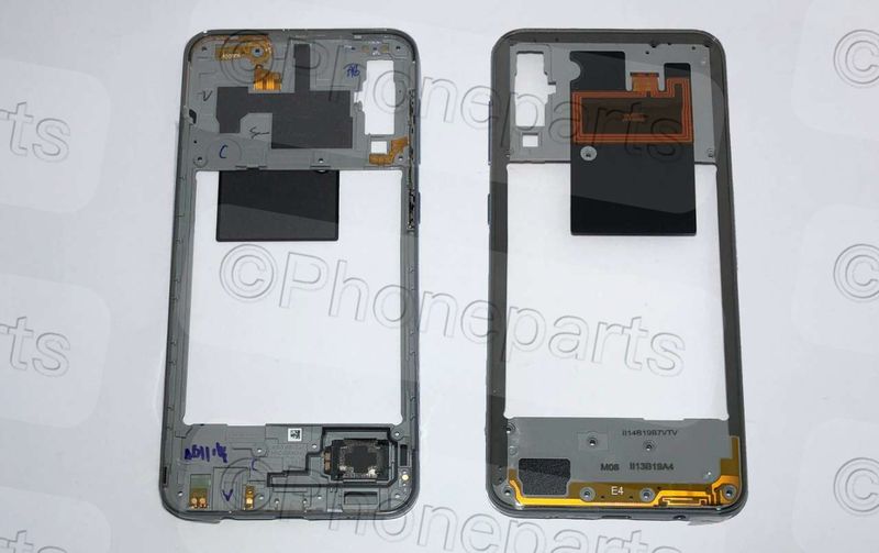 Carcasa Intermedia Chasis Samsung Galaxy A50 SM-A505F Blanco