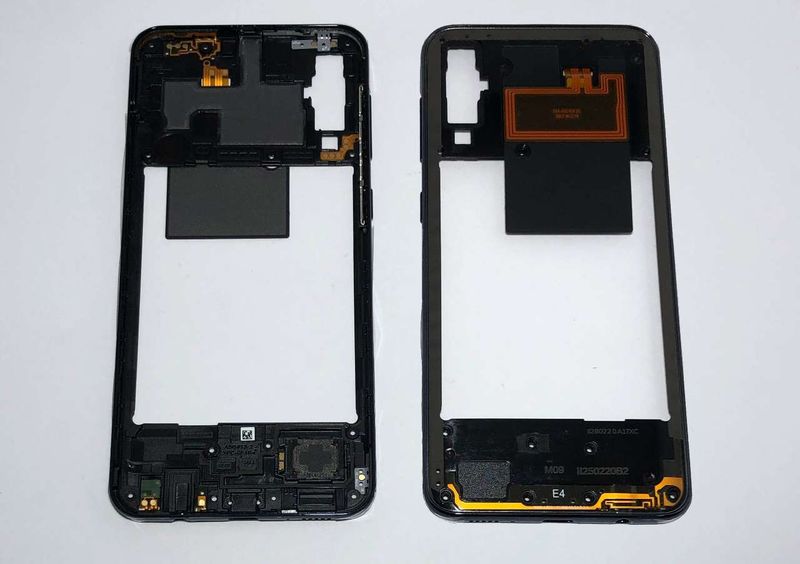 Carcasa Intermedia Chasis Samsung Galaxy A50 SM-A505F Negro