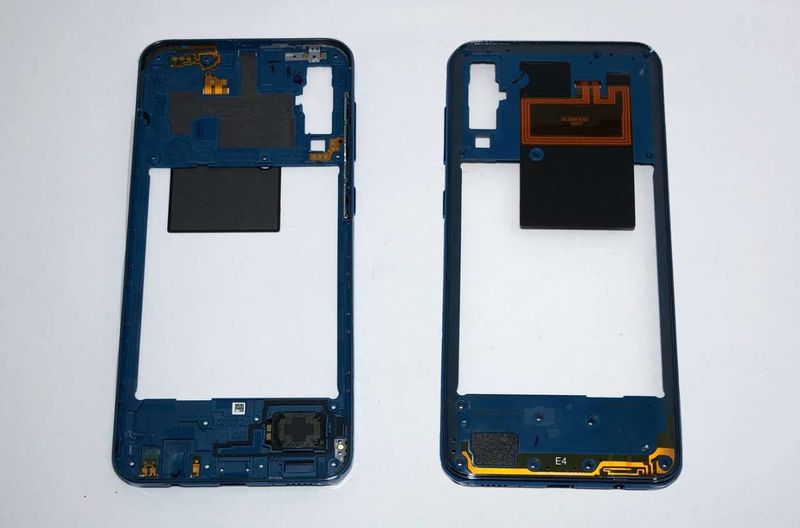 Carcasa Intermedia Chasis Samsung Galaxy A50 SM-A505F Azul