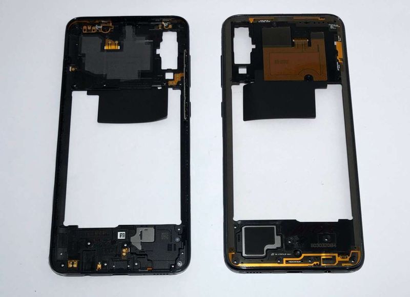 Carcasa Intermedia Chasis Samsung Galaxy A70 SM-A705F Negro