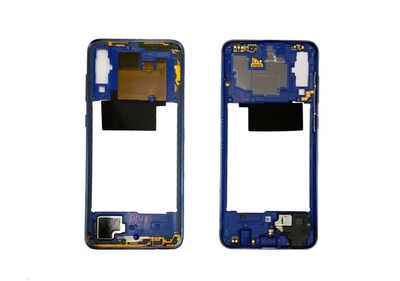 Carcasa Intermedia Chasis Samsung Galaxy A70 SM-A705F Azul