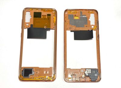 Carcasa Intermedia Chasis Samsung Galaxy A70 SM-A705F Coral (Naranja)