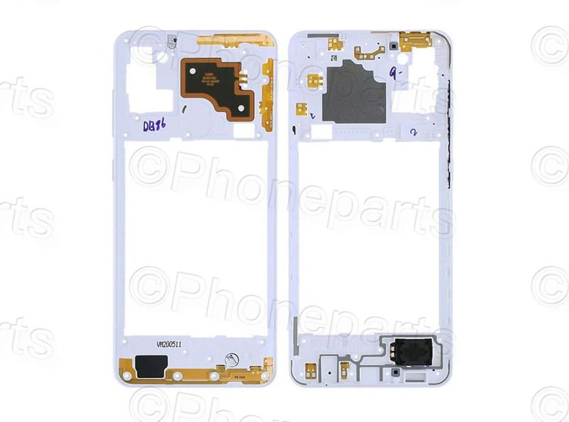 Carcasa Intermedia Chasis Samsung Galaxy A21s A217F Blanco