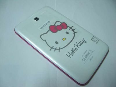 Carcasa Trasera Samsung T210 Galaxy Tab 3 7.0 Wifi Hello Kitty Blanca