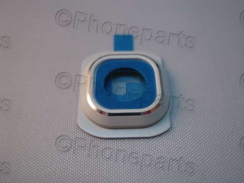 Embellecedor Lente Cámara Samsung Galaxy S6 G920F Blanco