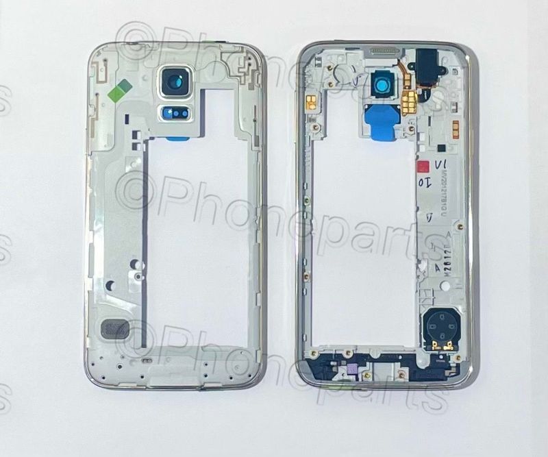 Chasis Carcasa Samsung G903F Galaxy S5 NEO Dorado con Modulo Antena Altavoz Buzzer Jack Audio Botones Volumen y Encendido