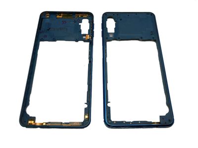 Carcasa Intermedia Chasis Samsung Galaxy A7 2018 SM-A750FN Azul