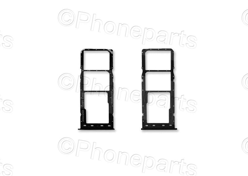 Bandeja Nano Sim + Tarjeta Memoria MicroSD Samsung Galaxy A10 A105F Negro