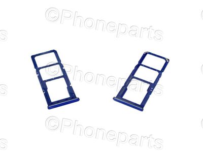 Bandeja Doble NanoSIM + Tarjeta Memoria MicroSD Samsung Galaxy A70 A705F Azul