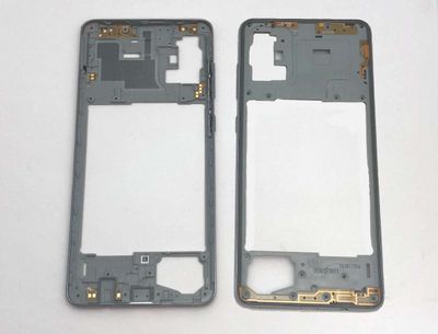 Carcasa Intermedia Chasis Samsung Galaxy A71 SM-A715F Blanco Plata