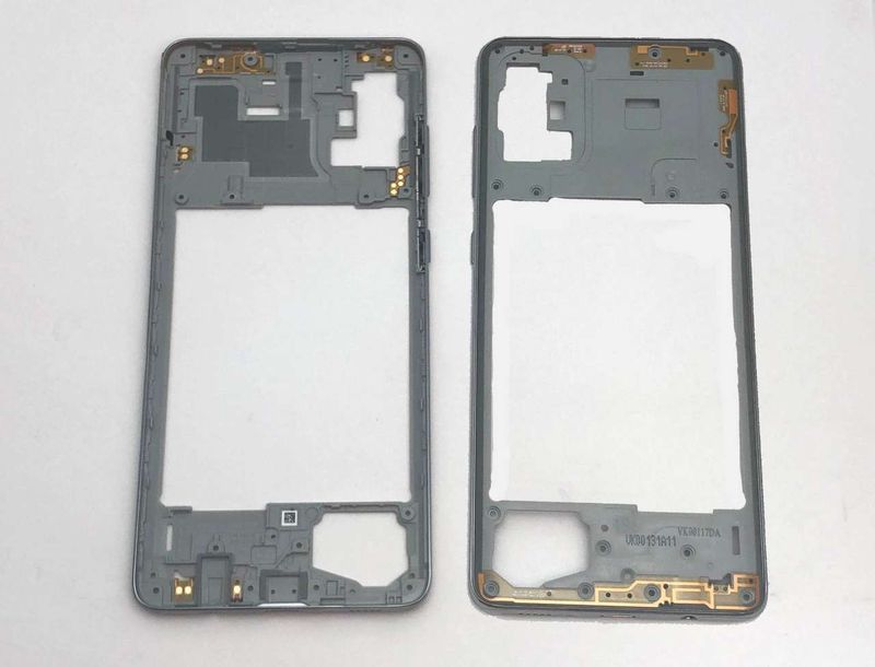 Carcasa Intermedia Chasis Samsung Galaxy A71 SM-A715F Blanco Plata