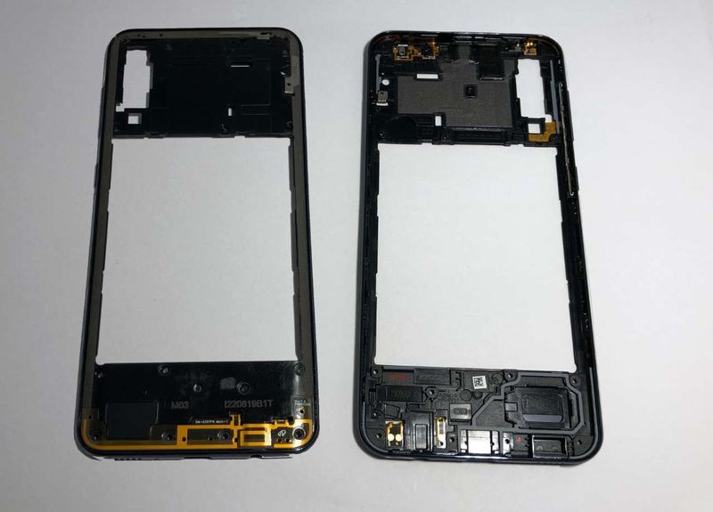 Carcasa Intermedia Chasis Samsung Galaxy A30s SM-A307F Negro