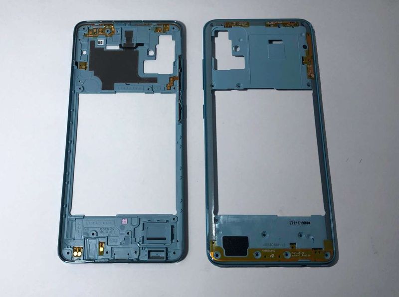 Carcasa Intermedia Chasis Samsung Galaxy A51 SM-A515F Azul