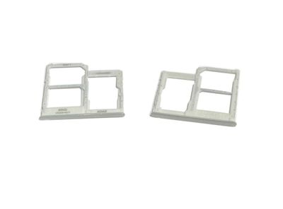 Bandeja Porta SIM con Doble NanoSIM y Tarjeta de Memoria MicroSD Samsung Galaxy A41 SM-A415F Blanco