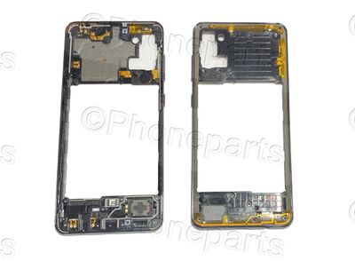 Carcasa Intermedia Chasis Samsung Galaxy A31 SM-A315F Negro