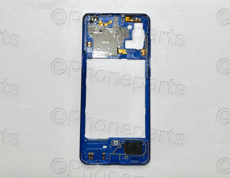 Carcasa Intermedia Chasis Original Samsung Galaxy A31 SM-A315F Azul