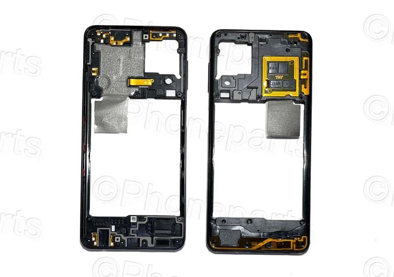 Carcasa Intermedia Chasis Original Samsung Galaxy A22 4G A225F Negro