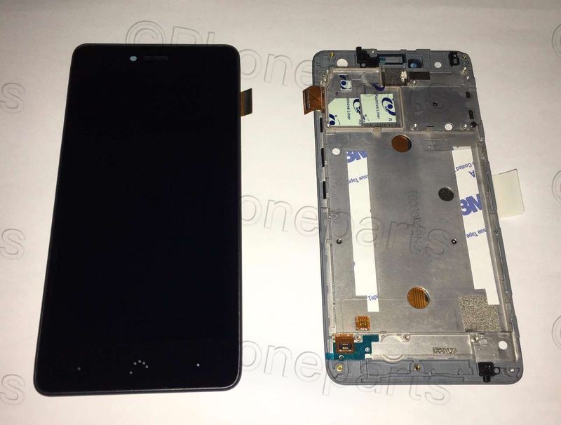 Pantalla Completa BQ Aquaris U Plus Gris Antracita