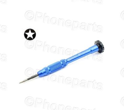 Herramienta Destornillador Precisión JF-619 0.8x25mm 5 Puntas (iPhone) Azul