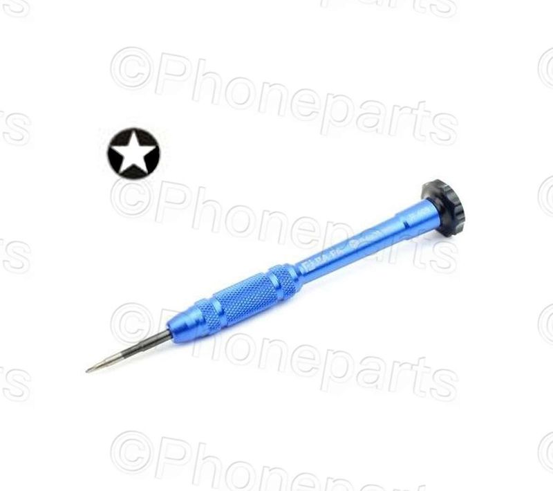 Herramienta Destornillador Precisión JF-619 0.8x25mm 5 Puntas (iPhone) Azul