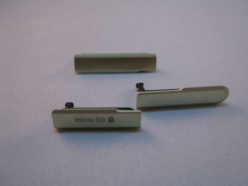 Juego de Tapa Sony Xperia Z1c Compact D5503 M51w Verde Lima ( Carga, SIM y Tarje