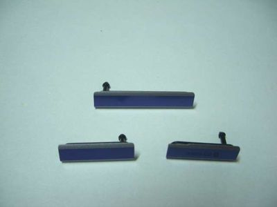 Juego de Tapas Sony Xperia Z1 L39h Lila ( Carga + SIM + Micro SD)