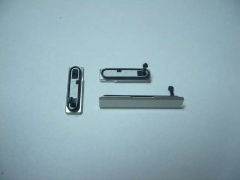 Juego de Tapas Sony Xperia Z1 L39h Plata ( Carga + SIM + Micro SD)