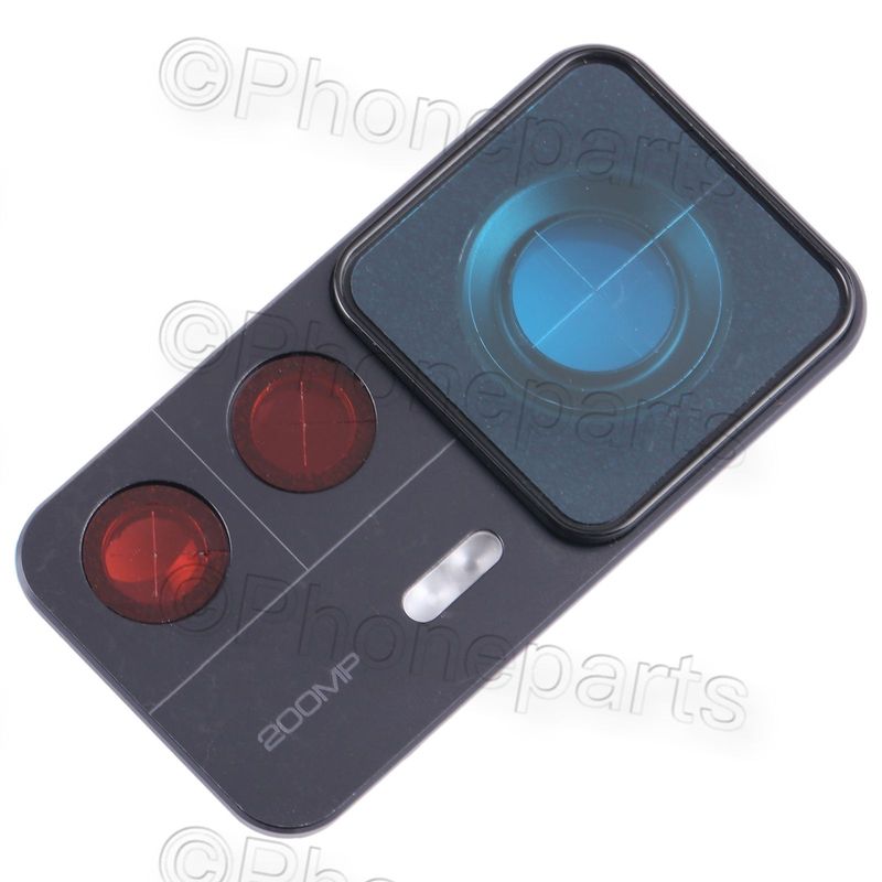 Lentes de Cámara con Marco Negro Xiaomi 12T Pro