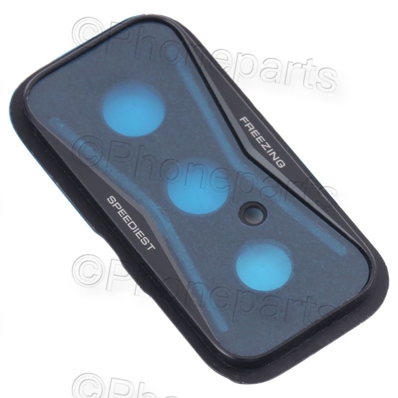 Lentes de Cámara con Marco Negro Xiaomi Poco F4 GT, Redmi K50 Gaming