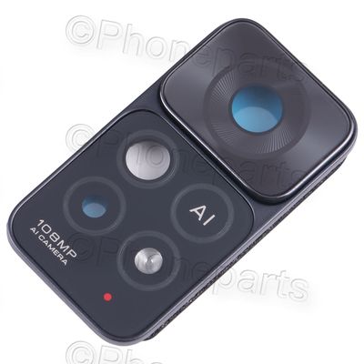 Lentes de Cámara con Marco Negro Xiaomi Redmi Note 11 Pro 5G