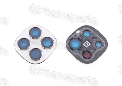 Lentes de Cámara con Marco Blanco Xiaomi Redmi Note 14 Pro 5G