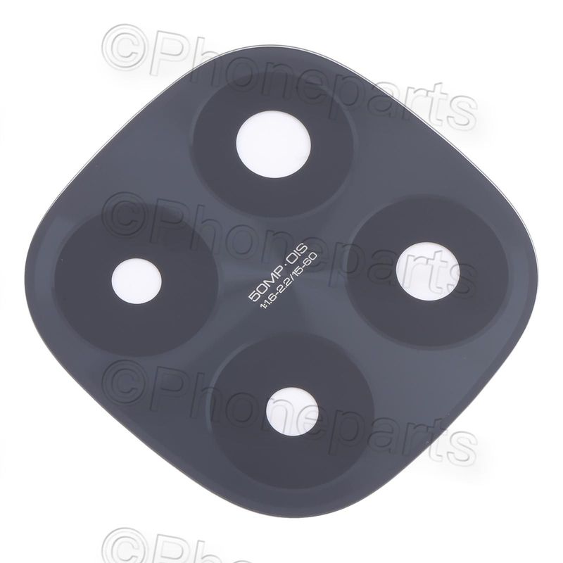 Lentes de Cámara con Marco Negro Xiaomi Redmi Note 14 Pro Plus 5G