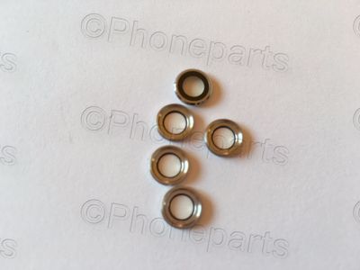 Embellecedor con Lente Cámara Apple IPhone 6S PLUS + Blanco Plata