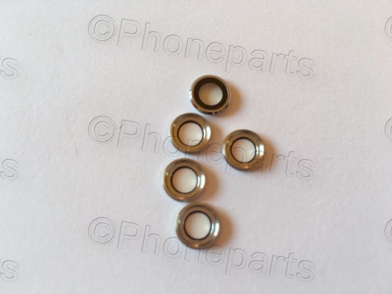 Embellecedor con Lente Cámara Apple IPhone 6S PLUS + Blanco Plata