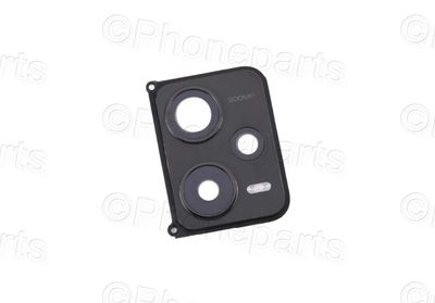 Lente Cámara Trasera + Marco Lente Xiaomi RedMi Note12 PRO PLUS 5G Negro