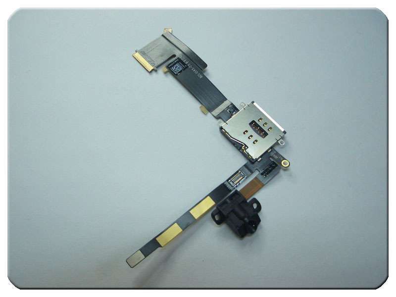 Cable Flex con Lector SIM y Conector Audio Apple IPAD2 3G