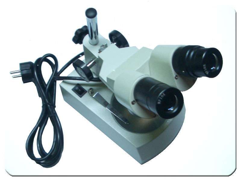 Microscopio 20x 40x con Base Amplia