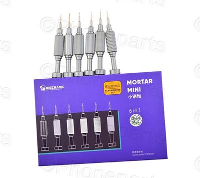 Herramientas Kit 6 Destornilladores Precisión MORTAR MINI