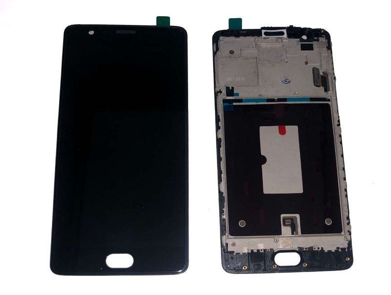 Pantalla Completa OnePlus3 Negro con Marco Lcd Original