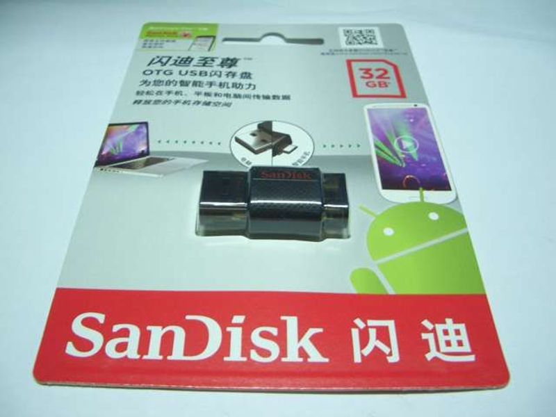 Lápiz Pen 32gb USB y MICRO USB OTG Sandisk