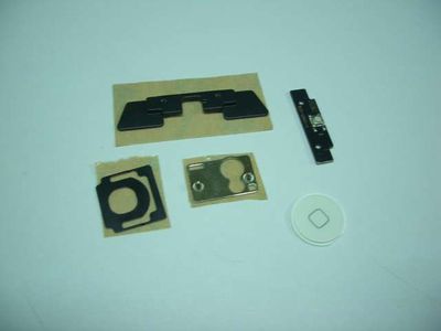 Placa con Botón Menu + Soporte Apple IPAD2